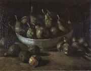 Still life with an Earthen Bowl and Pears (nn04), Vincent Van Gogh